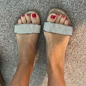 Aldo Sparkle Slide Size 7